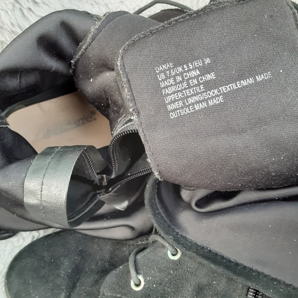 SHOES | Black Over The Knee Lace Up Boots! - Picture 7 of 8